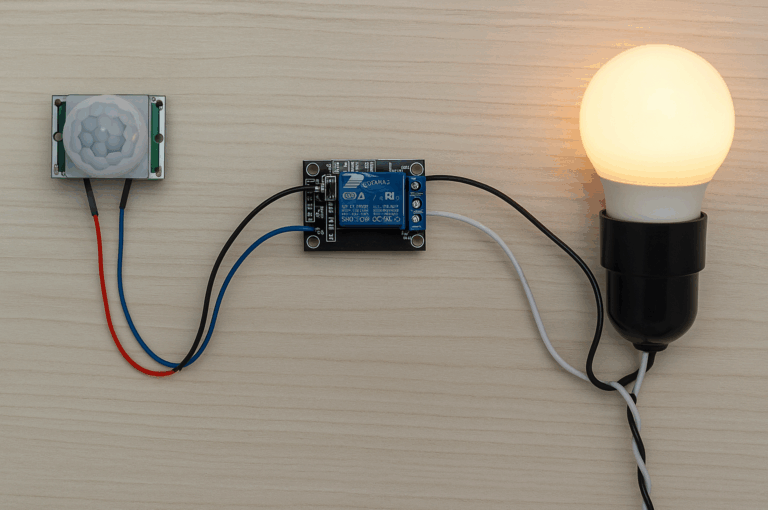 DIY Motion Sensor Light: Features, Working, and How to Build One at Home