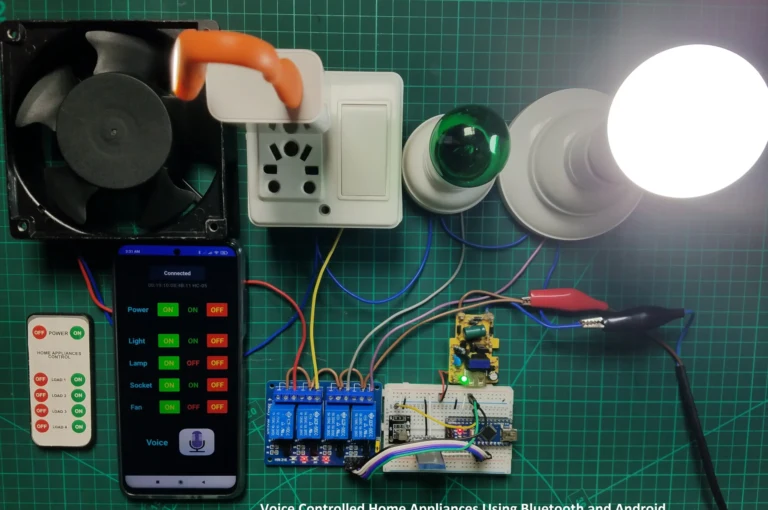 Voice Controlled Home Appliances Using Bluetooth and Android App